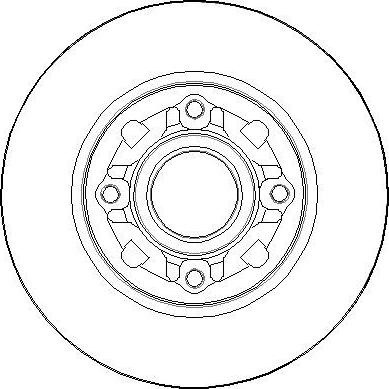 Topran 722 599 - Disc frana www.parts5.com