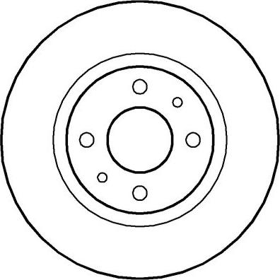 NATIONAL NBD120 - Disc frana www.parts5.com