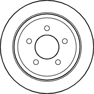 KRAFT AUTOMOTIVE 6058600 - Brake Disc www.parts5.com