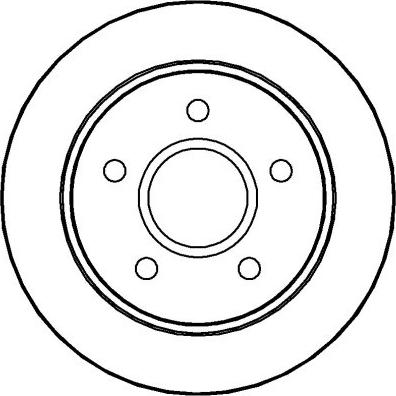 A.B.S. 15802 - Brake Disc www.parts5.com