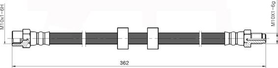 NATIONAL NBH6038 - Ελαστικός σωλήνας φρένων www.parts5.com