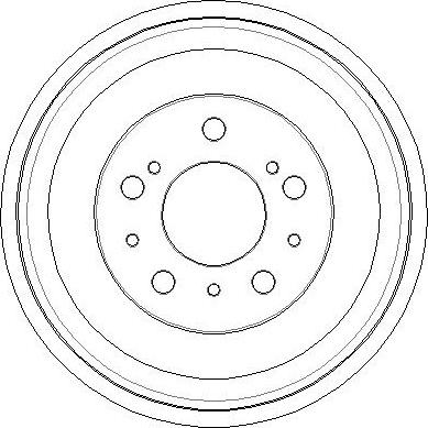 NATIONAL NDR030 - Tambour de frein www.parts5.com