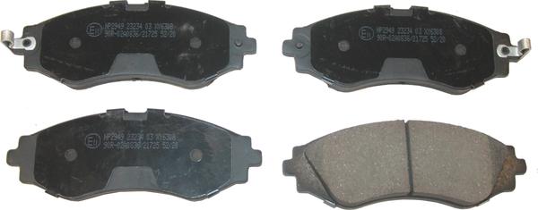 NATIONAL NP2949 - Brake Pad Set, disc brake www.parts5.com