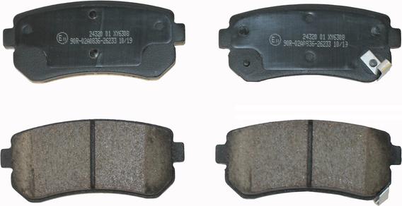 NATIONAL NP2500 - Brake Pad Set, disc brake www.parts5.com