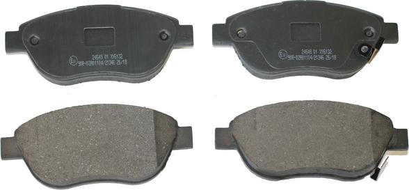 NATIONAL NP2692 - Brake Pad Set, disc brake www.parts5.com