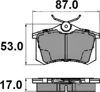 NATIONAL NP2149 - Komplet kočnih obloga, disk kočnica www.parts5.com