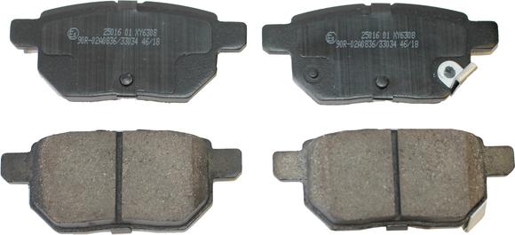 NATIONAL NP2877 - Set placute frana,frana disc www.parts5.com