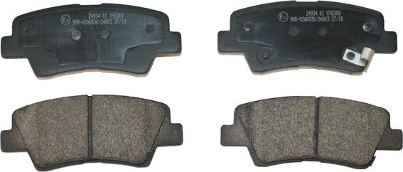 NATIONAL NP2754 - Brake Pad Set, disc brake www.parts5.com