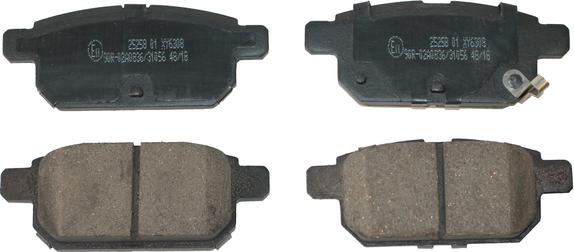 NATIONAL NP2755 - Brake Pad Set, disc brake www.parts5.com