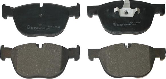 NATIONAL NP2738 - Brake Pad Set, disc brake www.parts5.com