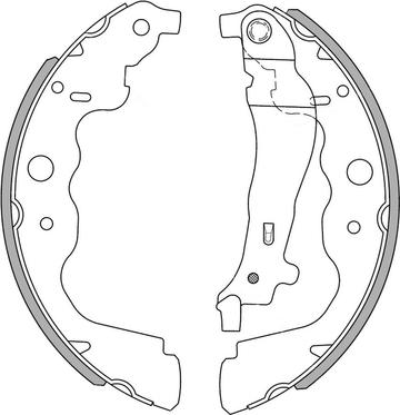 NATIONAL NS4094 - Brake Shoe Set www.parts5.com