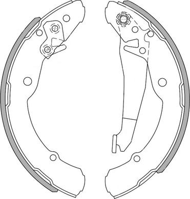 NATIONAL NS4057 - Brake Shoe Set parts5.com