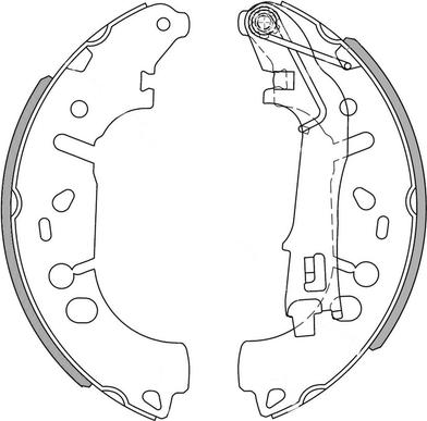 NATIONAL NS4035 - Brake Shoe Set www.parts5.com