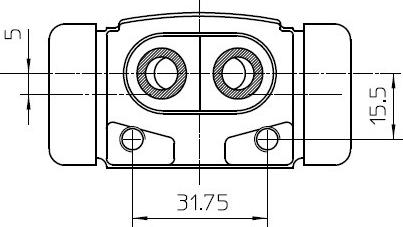 NATIONAL NWC5033 - Kolesni zavorni valj www.parts5.com