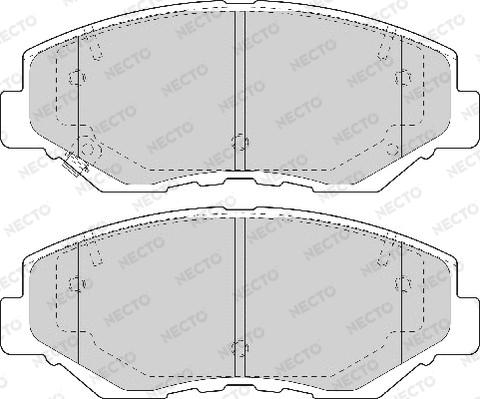 Oyodo 10H4043-OYO - Zestaw klocków hamulcowych, hamulce tarczowe www.parts5.com