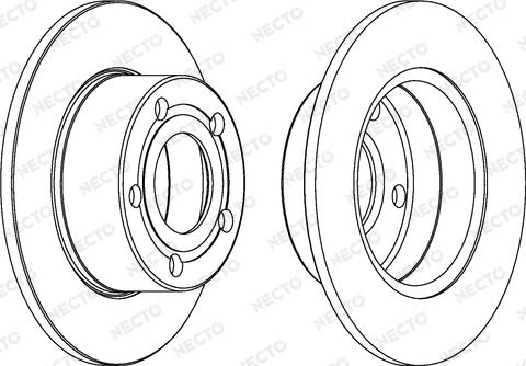 KRAFT AUTOMOTIVE 6050110 - Brzdový kotúč www.parts5.com