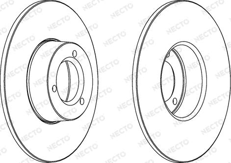 Akebono BN-1274E - Brake Disc www.parts5.com