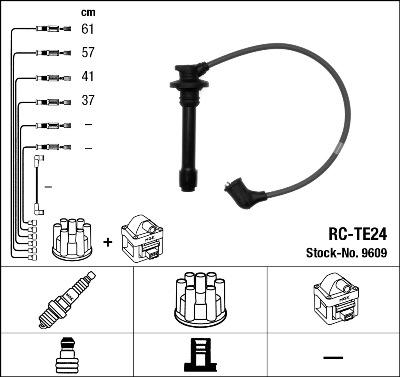 NGK 9609 - Juego de cables de encendido www.parts5.com