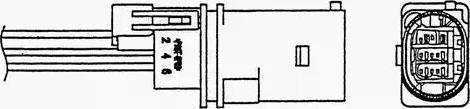 NGK 92043 - Ламбда-сонда www.parts5.com