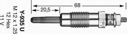 NGK 4791 - Izzítógyertya www.parts5.com