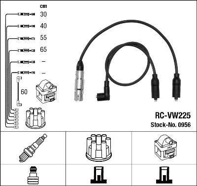 NGK 0956 - Ignition Cable Kit www.parts5.com