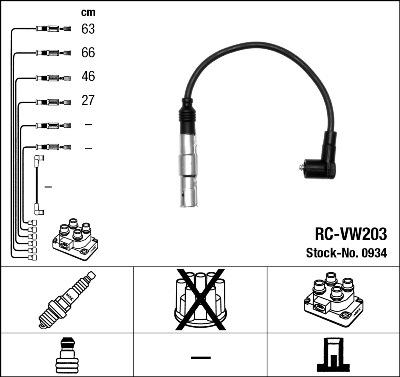 NGK 0934 - Juego de cables de encendido www.parts5.com