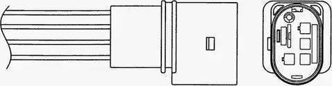 NGK 1842 - Lambdaszonda www.parts5.com