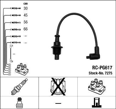 NGK 7275 - Zündleitungssatz www.parts5.com