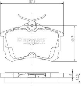 Valeo 302463 - Brake Pad Set, disc brake www.parts5.com