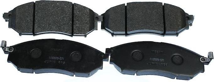 NISSAN D10601MF0A - Brake Pad Set, disc brake parts5.com