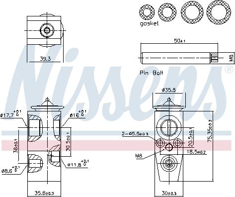 Nissens 999448 - Supapa expansiune, clima www.parts5.com