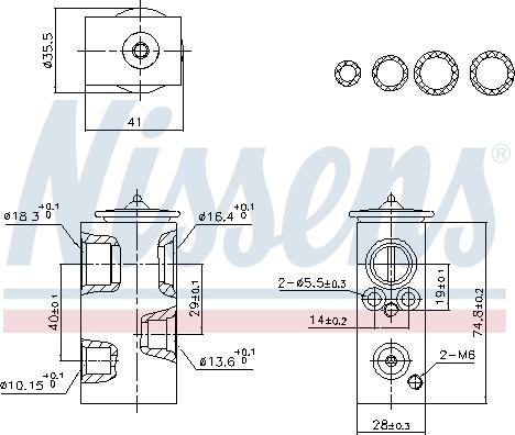 Nissens 999457 - Ekspanzijski ventil, klima-uređaj www.parts5.com