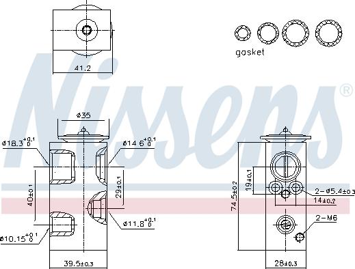 Nissens 999426 - Supapa expansiune, clima www.parts5.com