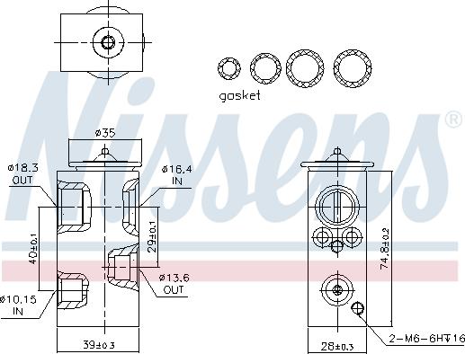 Nissens 999345 - Supapa expansiune, clima www.parts5.com