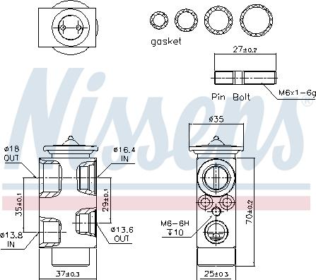 Nissens 999222 - Supapa expansiune, clima www.parts5.com