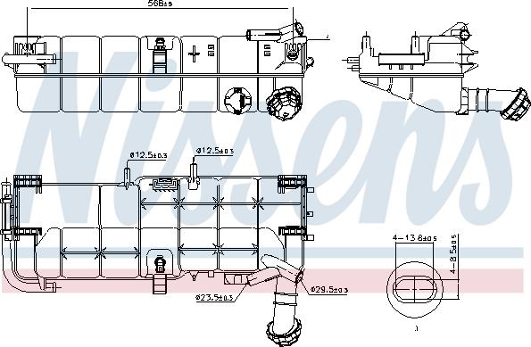 Nissens 996028 - Ekspanzijska posuda, rashladno sredstvo www.parts5.com