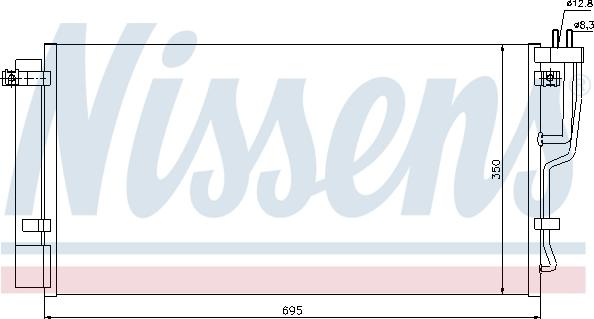 Nissens  94992 - Condenser, air conditioning www.parts5.com