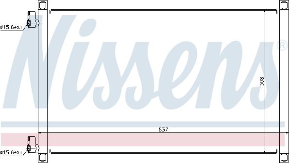 Nissens 94533 - Condenser, air conditioning www.parts5.com