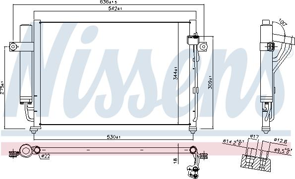 Nissens  94646 - Condenser, air conditioning www.parts5.com