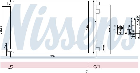 Nissens 94626 - Kondenzátor, klíma www.parts5.com