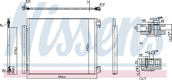 Nissens 940949 - Kondenzator, klimatska naprava www.parts5.com