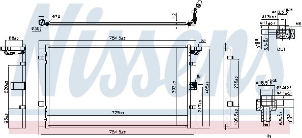 Nissens 940902 - Kondenzator, klima-uređaj www.parts5.com