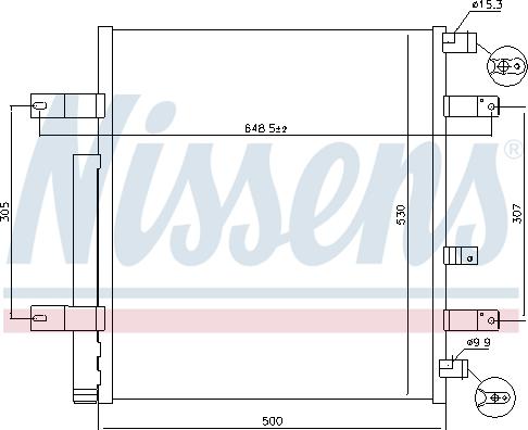 Nissens 940094 - Condensator, climatizare www.parts5.com