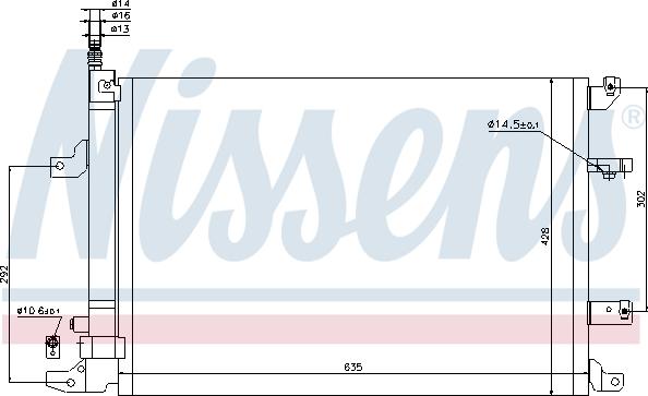 Nissens 940103 - Condensador, aire acondicionado www.parts5.com