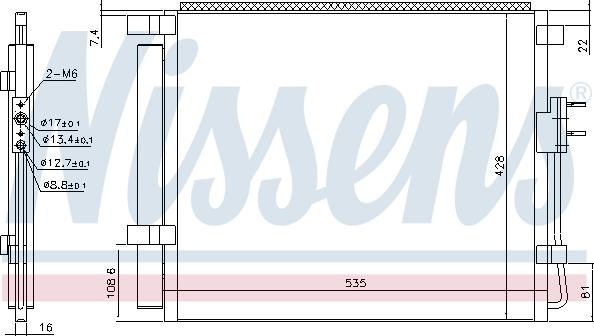 Nissens 940391 - Condenser, air conditioning www.parts5.com