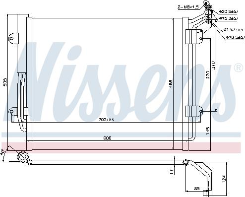 Nissens 940256 - Kondensator, Klimaanlage www.parts5.com