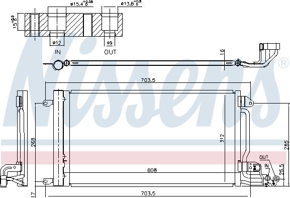 Nissens 941047 - Kondenzator, klima-uređaj www.parts5.com