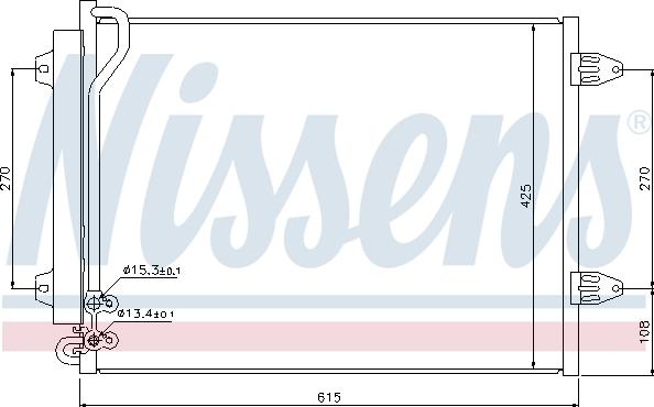 Nissens 94831 - Kondenzátor, klíma www.parts5.com