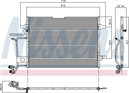 Nissens 94207 - Condenser, air conditioning www.parts5.com