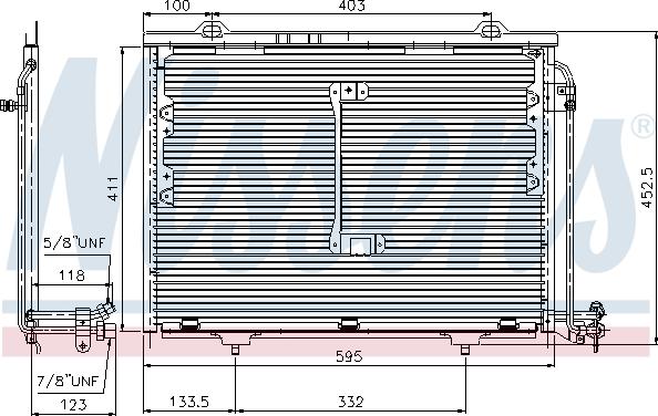 Nissens 94284 - Συμπυκνωτής, σύστ. κλιματισμού www.parts5.com